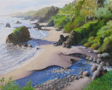 CUTTIN THE SAND, TRINIDAD, CALIFORNIA